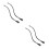 4Pz Extension Intrecciati Clip in Nero Per Cosplay 9