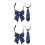 4Pz Cravatta Navy A , Accessorio Cosplay E Decorativo 5