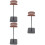 3Pz Espositore Cuffie Tavolo Alluminio E Legno Nero 8
