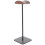 3Pz Espositore Cuffie Tavolo Alluminio E Legno Nero 2