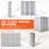 Scheidingswand - DUOKU - SS-007-6P-WH - 6 panelen - Hoogte 1700 mm - Wit 4