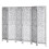 Scheidingswand - DUOKU - SS-007-6P-WH - 6 panelen - Hoogte 1700 mm - Wit 1