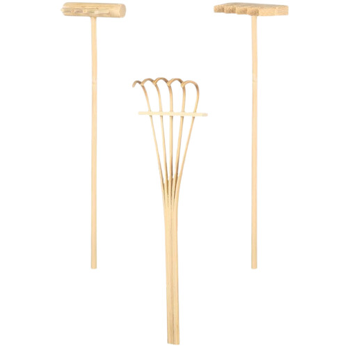 6Pz Mini Zen in Oro Per Giardino E Scrivania 1