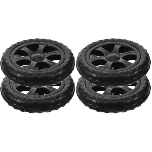 4Pz Ruote Per Carrello Nera Resistente E Pieghevole 2