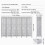 Scheidingswand - DUOKU - SS-007-6P-WH - 6 panelen - Hoogte 1700 mm - Wit 2