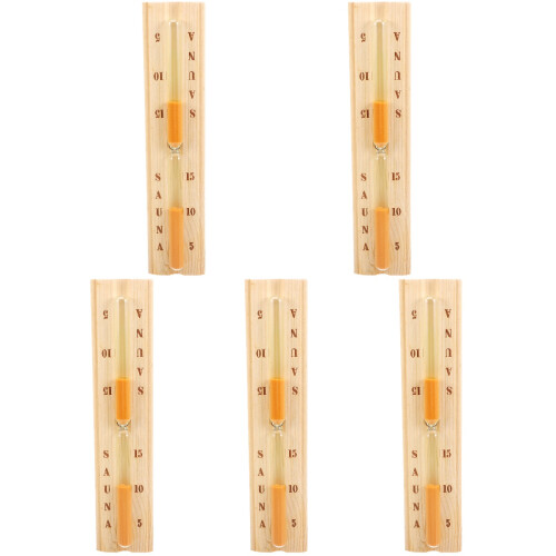5St Duidelijke Zandloper Sauna Timer Mix Kleuren 1
