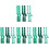 12Sets St. Patrick's Vingerloze Handschoenen En Streep 4