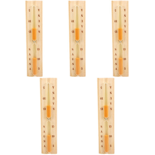 5St Duidelijke Zandloper Sauna Timer Mix Kleuren 2