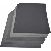Lixa, Lixa Avançada para Lixamento de Metais e Acabamento de Móveis, 10 Folhas, 230x280mm, Técnica de Aplicação Eletrostática, Impermeável