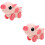 2St Kinderspeelgoed Wind Up Plastic Model Roze Voor Party 8