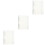 6St Verzorgde Witte Notebook Binder Shell PP Ijzer Voor Kantoor 7