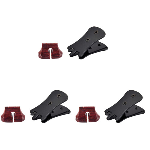 3Pièces Mute Erhu Noire Durable Et Résistante Pour Du Volume 1