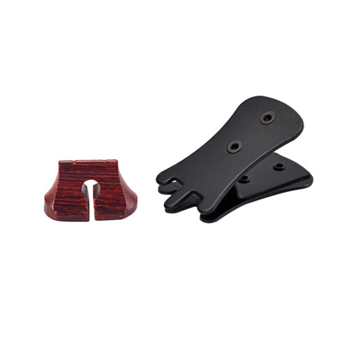 3Pièces Mute Erhu Noire Durable Et Résistante Pour Du Volume