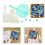 4Conjuntos Kit De Porta-Copos DIY Para Decoração De 9