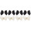 4Pares Clips De Com Para Decoração 4