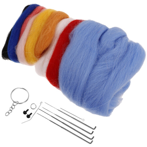 2Conjuntos Kit Completo Para Feltro DIY Com Colorida E Acessórios 2