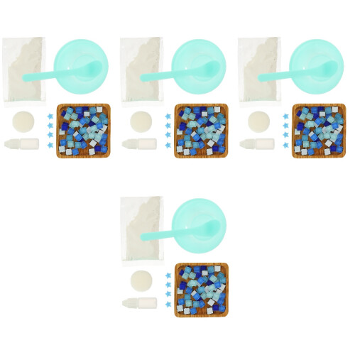 4Conjuntos Kit De Porta-Copos DIY Para Decoração De 2