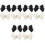 6Pares Broches Decorativos Para Com E Coloridas 5