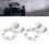 2 pezzi gancio traino RC per crawler 1/10 argento 16