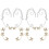 4Pares Ear Clips Coloridos Sem 2