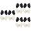 6Pares Broches Decorativos Para Com E Coloridas 8