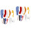 2Conjuntos Kit Completo Para Feltro DIY Com Colorida E Acessórios 6