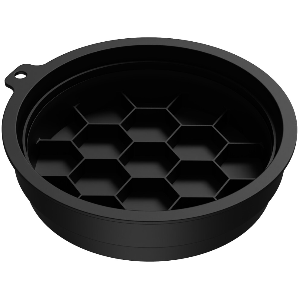 Cooling Ice Face Bucket Face Ice Bath Bowl for Facials-Black