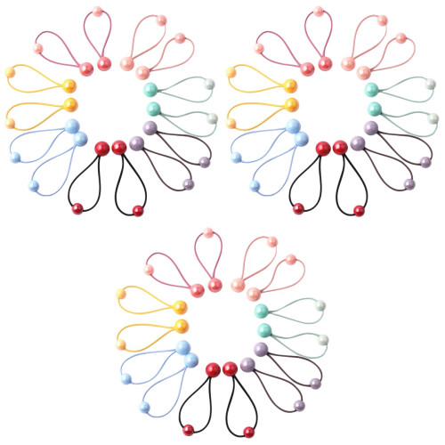 21Pares Tiaras De Elásticas Para Crianças Com Bolas Divertidas 2