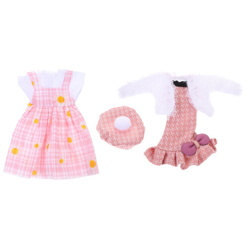 4Conjuntos Trajes De Rosas De E Pelúcia Para Crianças 2