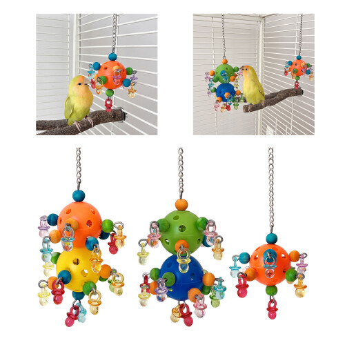 5pack Parrots Chew Toy Interactively Bird Playing-single ball 2