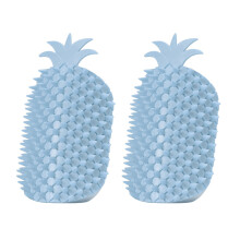 2lots Pet Corner Brush Hair Remover Comb Cats Massager-sky blue