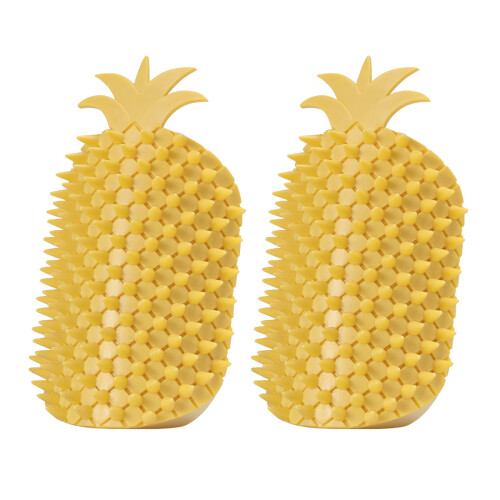 2pcs Pineapples Cats Scratcher Multifunctional Cats -Yellow