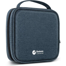 Hoogwaardig Oxford-stof, draagbare opbergtas met ritssluiting voor 32 schijven, beschermende dvd-hoes en organizer voor haaknaalden.
