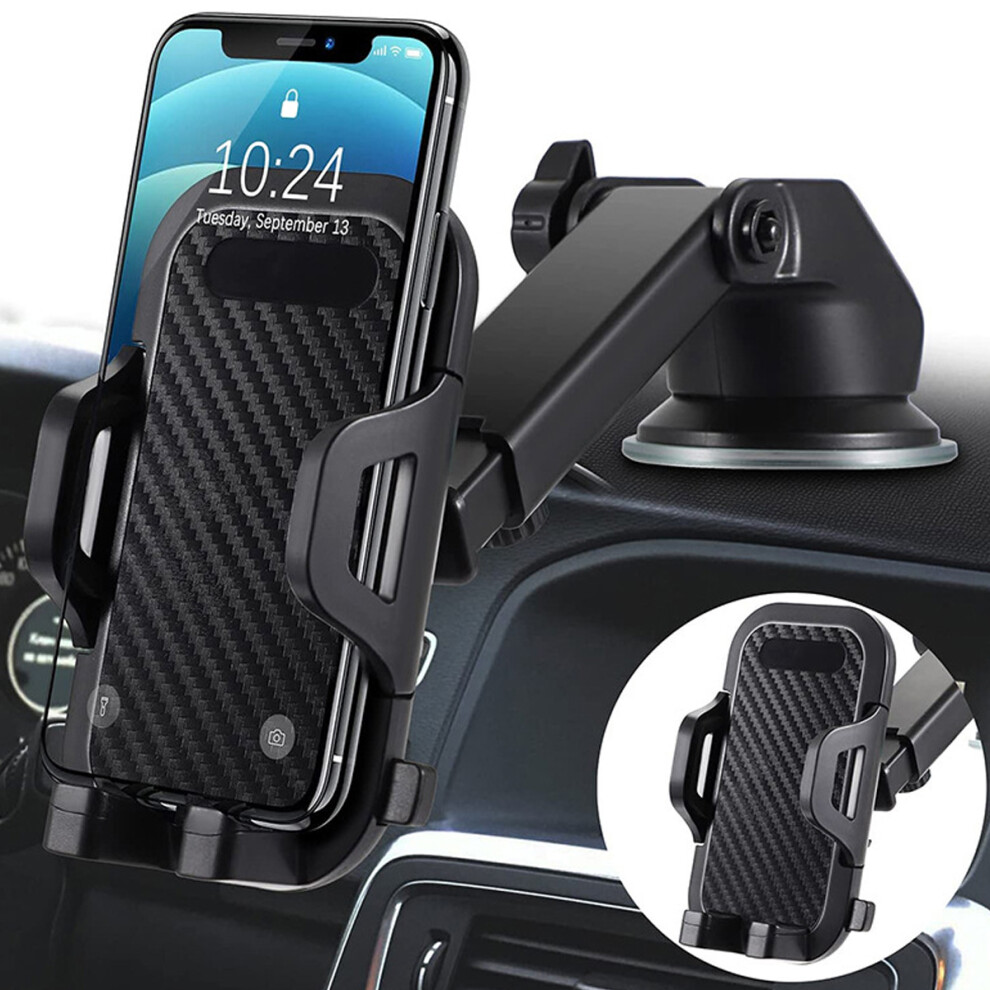 Innovative Car Mount, Universal Phone Holder With Strong Suction And Heat-Resistant Pc Material, Ensuring Safe And Stable Hands-Free Experience 9169997134325
