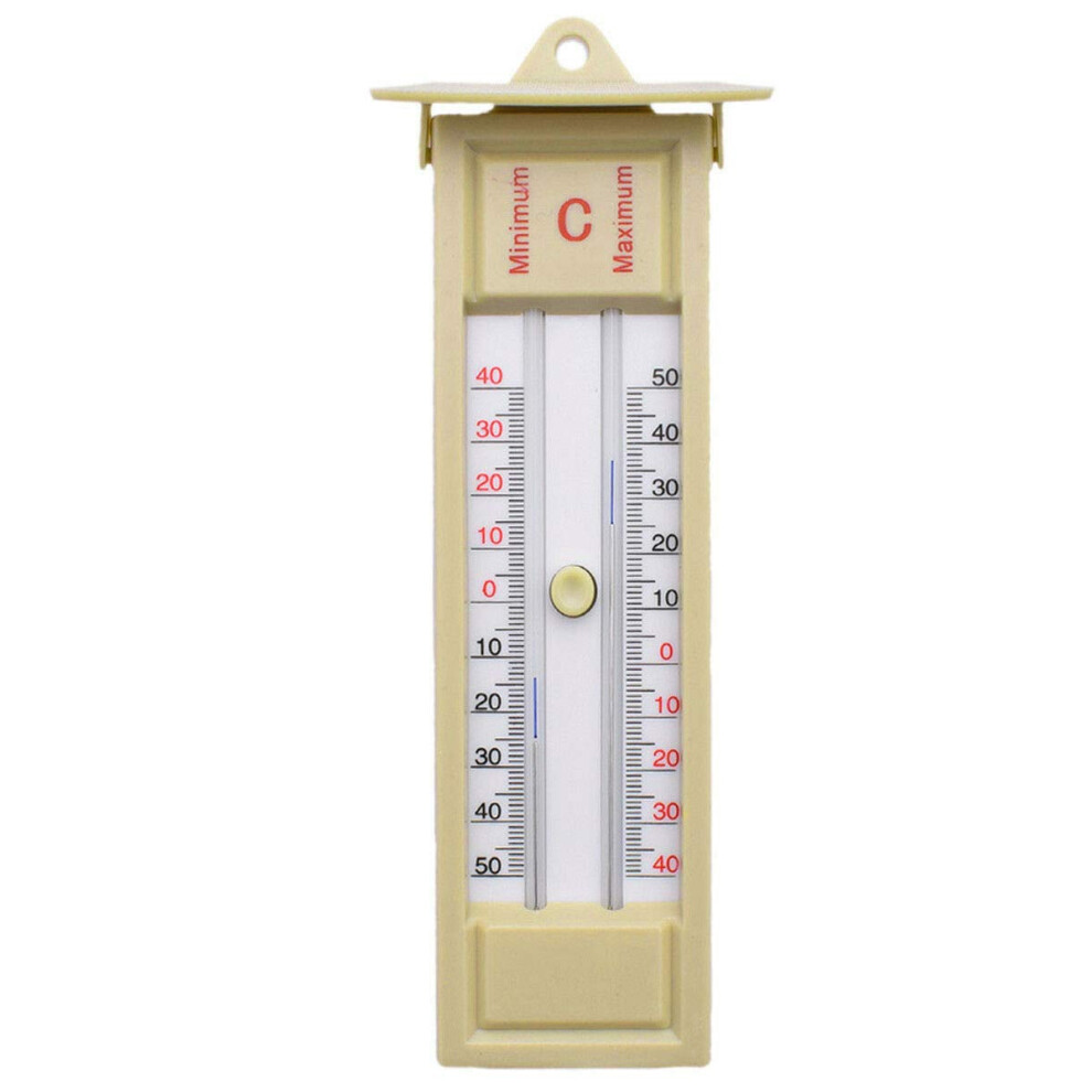 Blue Max-Min Temperature Thermometer, Indicator For Indoor Outdoor Use, Records Temperatures At Specific Times, 210*65*29Mm