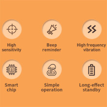 Baby Pee Alarm for Kids 3 Mode Vibration & Sound Clip-On Built-In Battery