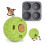Boules d'alimentation en Silicone pour chiens,-couleur orange 4