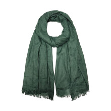 Dames katoenen sjaal, lichte en zachte viscose omslagdoek in een modieuze effen kleur, multifunctioneel, comfortabel materiaal, superzachte en