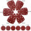 Delta Sander Triangular Sanding Sheets, Abrasive Sanding Paper For Various Materials, Aluminum Oxide Grinding Material Easy Change Backing 3