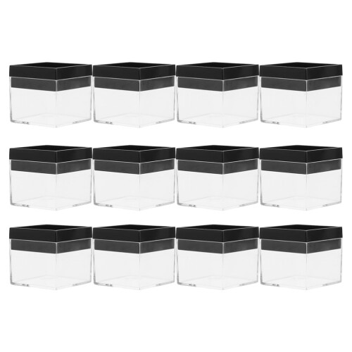 48Stk Transparentes Sammler-Display-Case, Quadratisch, Langlebig