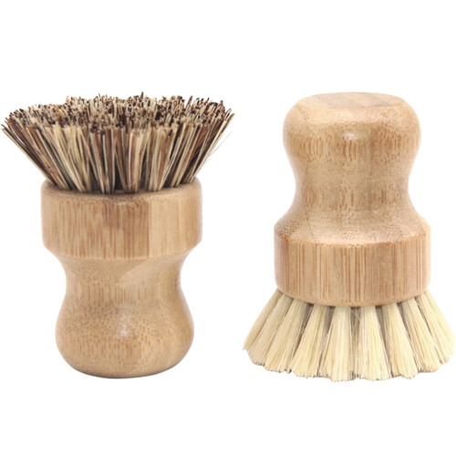6Stk Holzgriff Geschirrbürste Robust Küchenbürsten 1