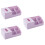 3Stk Kunststoff Kosmetik Box Mit Tissue Bequemer Organizer 7
