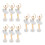 9Stk Weiße Ballett Figuren Kuchen 4