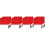 12Stk Robuste Rote Schiedsrichter Signalflaggen 6