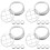 4Sets Robustes Metall Blumengitter Wiederverwendbar Für 7