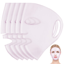 15Stk Gesichtsmaskenhalter Aus Weichem Silikon Pink Für Schönheit