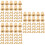 300Stk Goldene Ohrstecker-Stopper , Sicher & Robust 9
