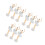 9Stk Weiße Ballett Figuren Kuchen 5