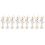 9Stk Weiße Ballett Figuren Kuchen 9