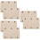 6Stk Reisetaschen Griffwicklung PU Leder Beige Koffergriffschutz 9